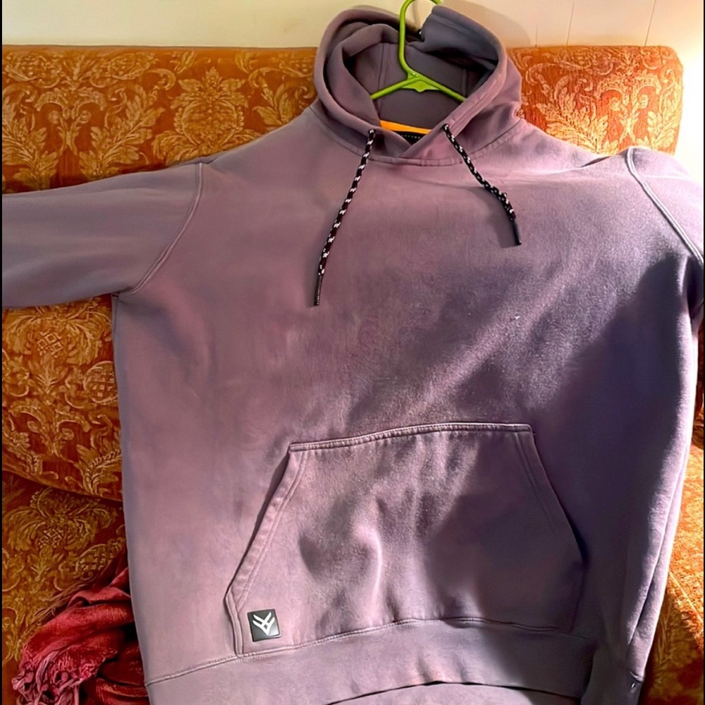 hawx mens workwear hoodie gray size M
